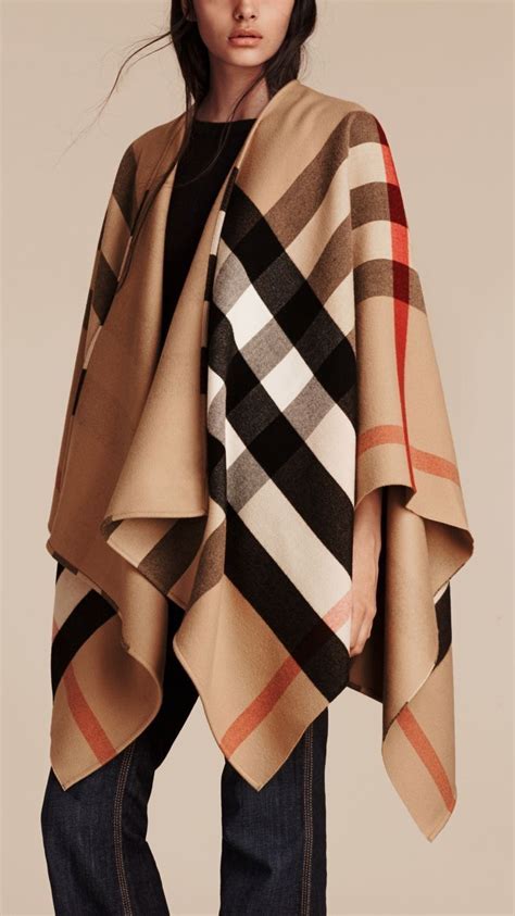 burberry white plaid cape|burberry clothing website.